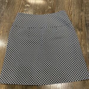 S.C. & Co Black and White A-Line Skort Size SP